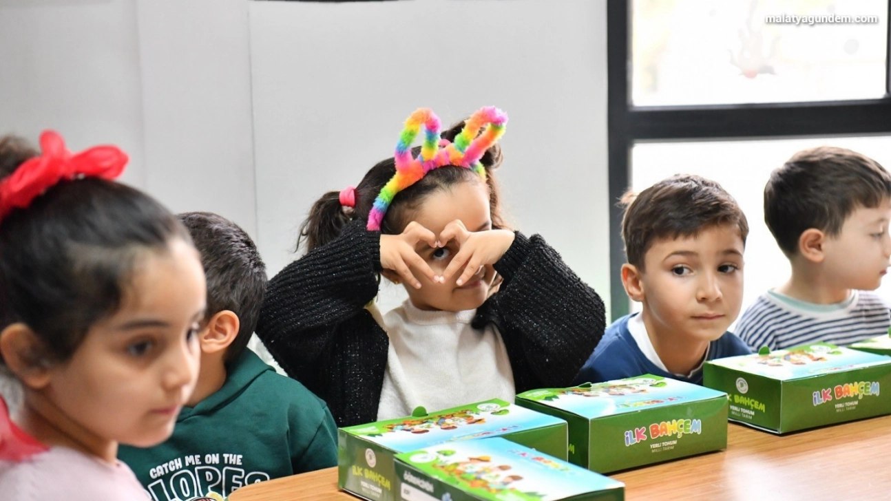 Yeşilyurt'ta çocuklar tarım sevgisi ile büyüyor