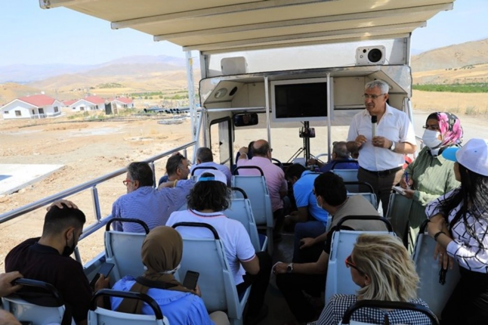 Basın Mensupları Battalgazi'deki Yatırımları Gezdi