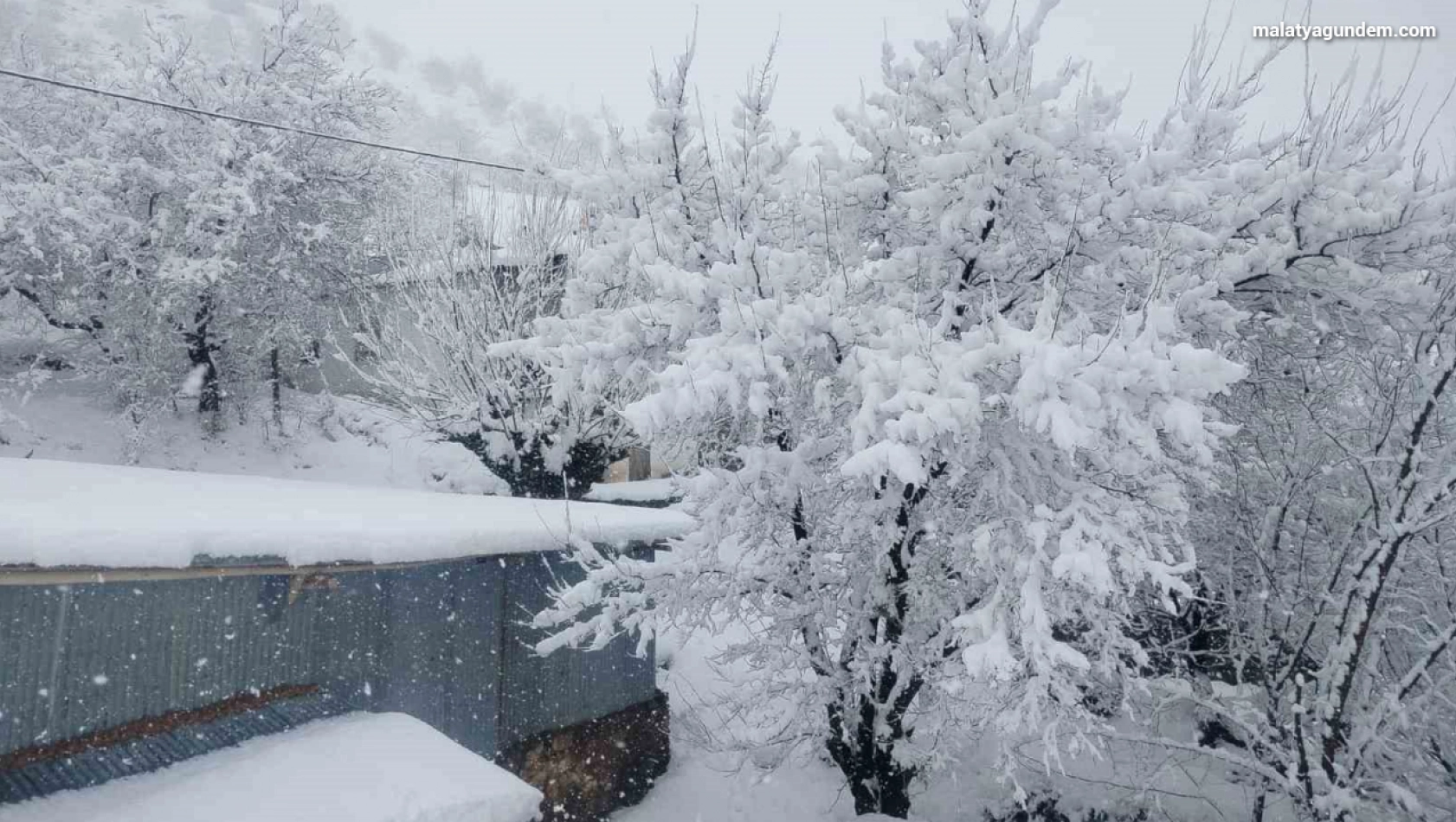 Malatya'da 9 ilçede eğitime kar engeli