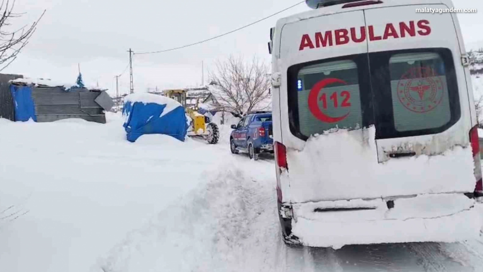 Malatya'da kapalı 116 mahalle yolu ulaşıma açıldı