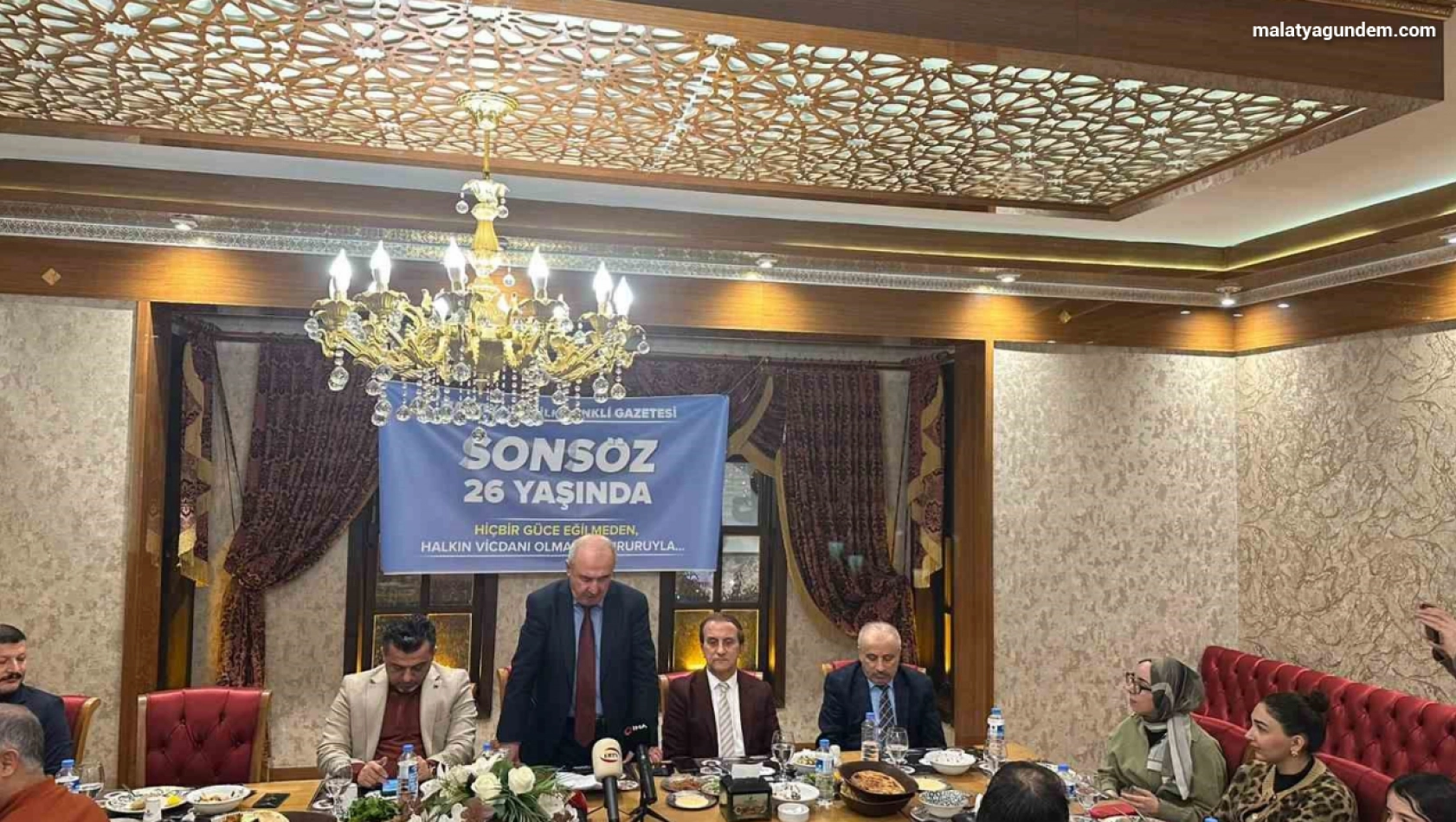 Malatya'nın ilk renkli gazetesi Sonsöz 26 yaşında