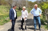Başkan Ulutaş yol çalışmalarını inceledi