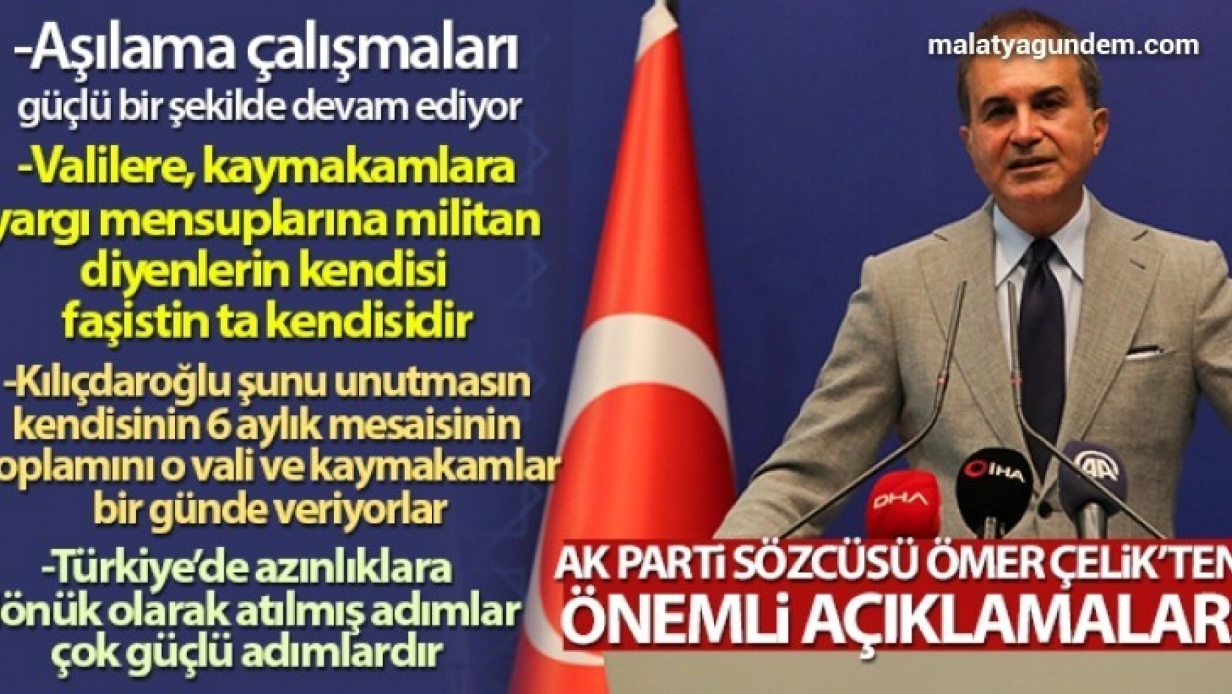 AK Parti Sözcüsü Ömer Çelik'ten MYK toplantısı sonrası önemli açıklamalar!