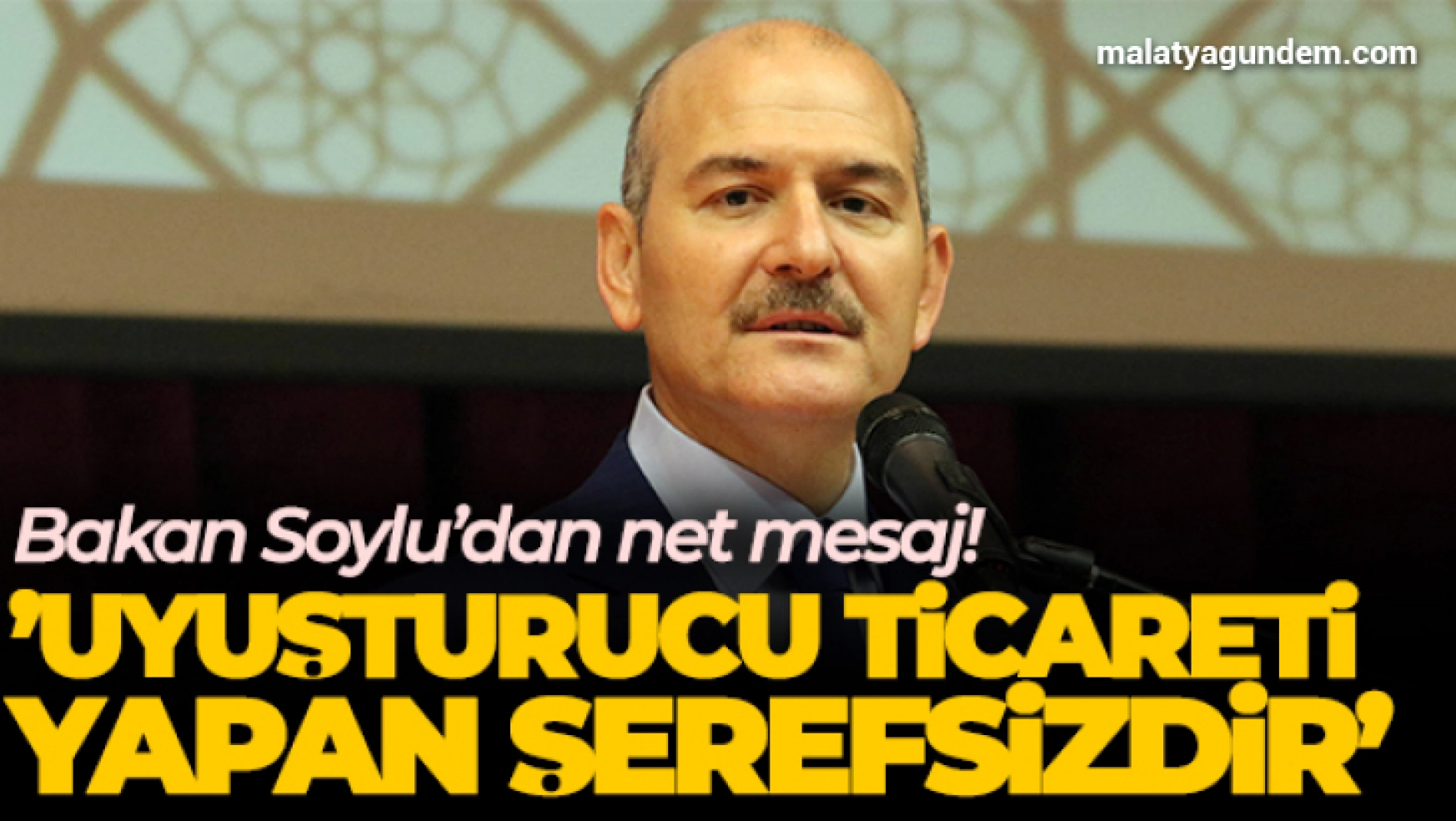 Bakan Soylu: 'Uyuşturucu ticareti yapan şerefsizdir, ispat etmeyen Kılıçdaroğlu da şerefsizdir'