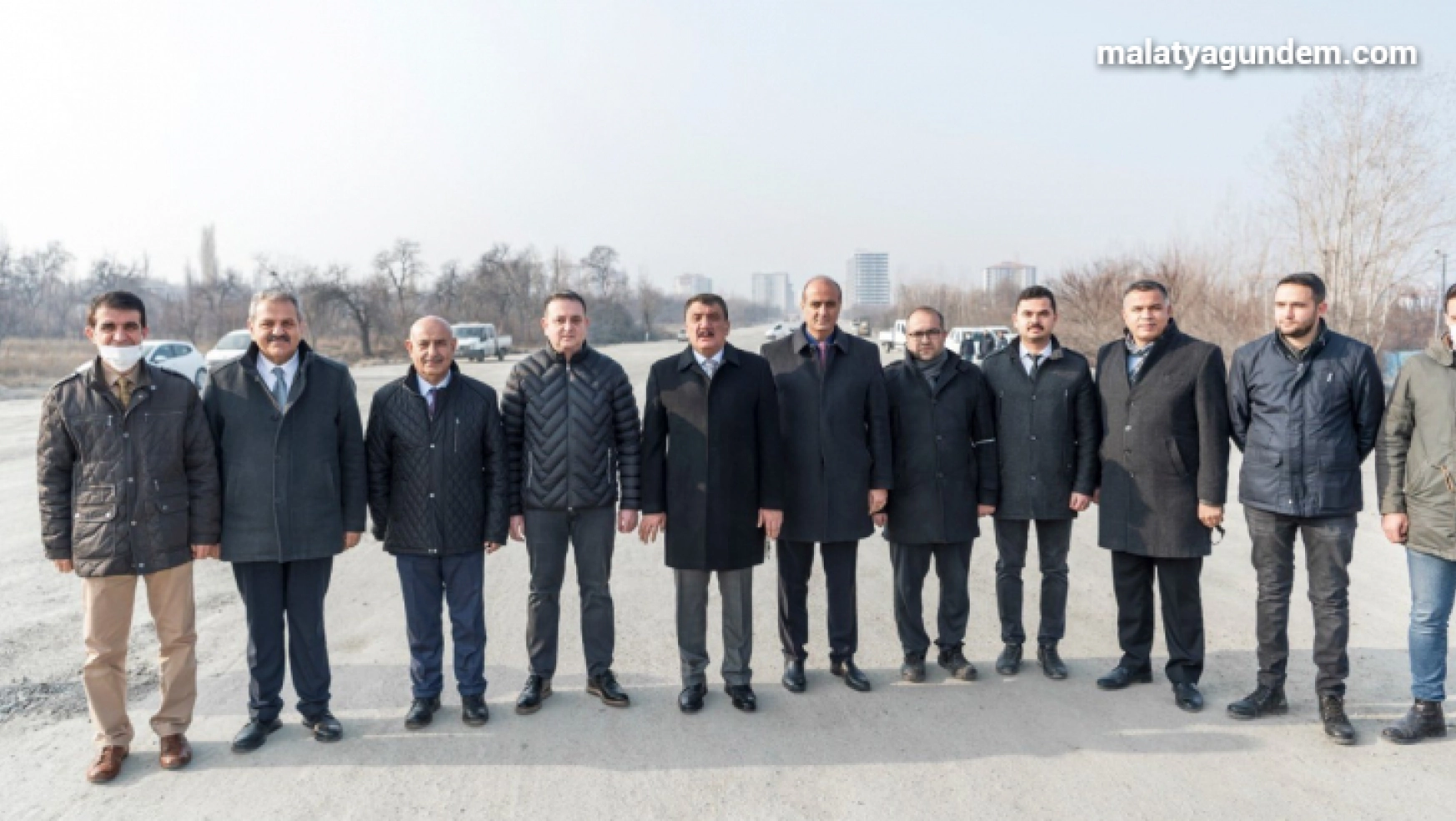 Başkan Gürkan, 35 metrelik yolda incelemelerde bulundu