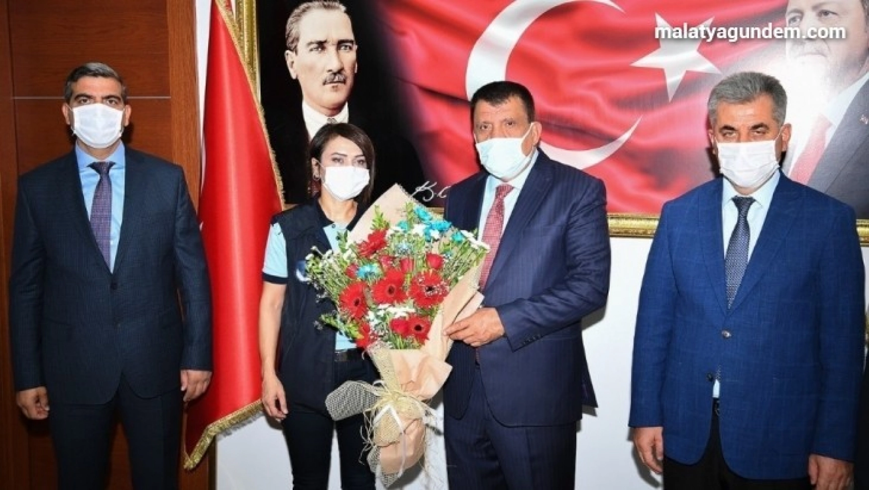 Başkan Gürkan'da zabıtalara övgü