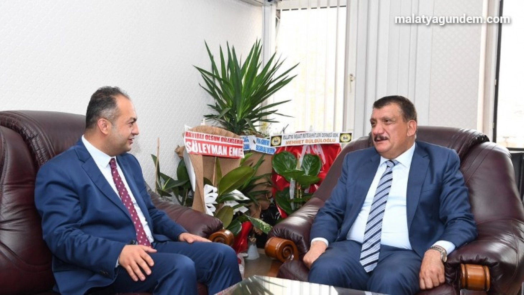 Başkan Gürkan'dan Baro Başkanı Demez'e hayırlı olsun ziyareti