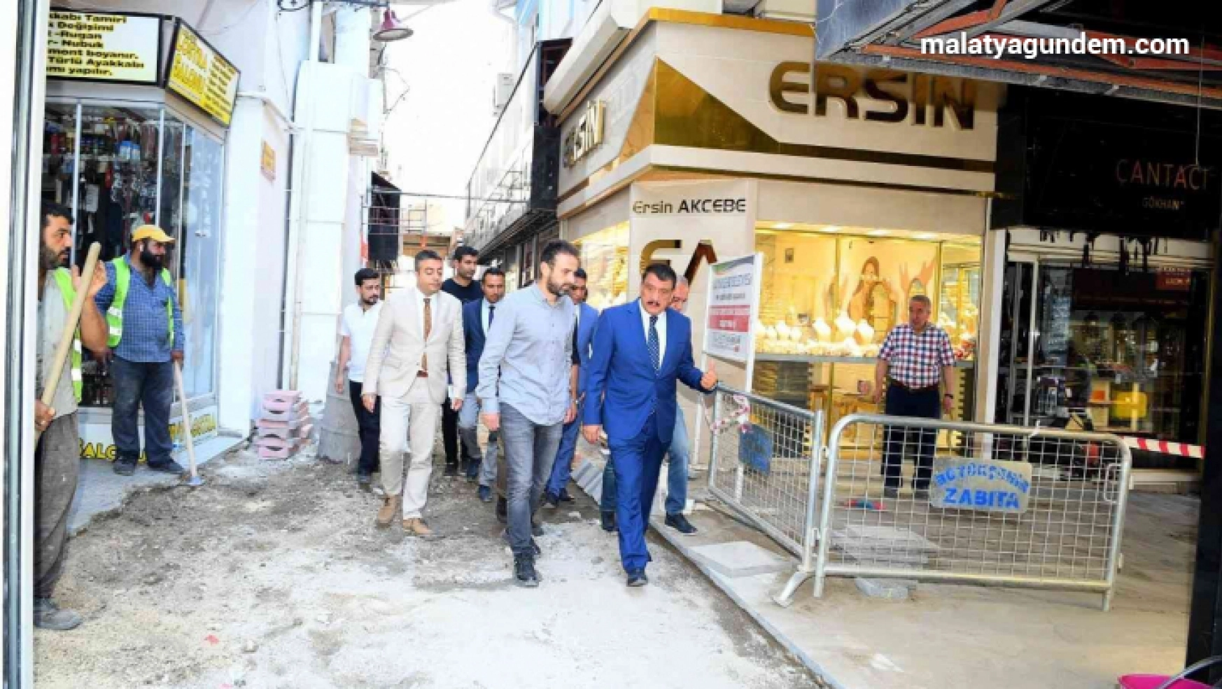 Başkan Gürkan'dan Kuyumcular Çarşısında inceleme