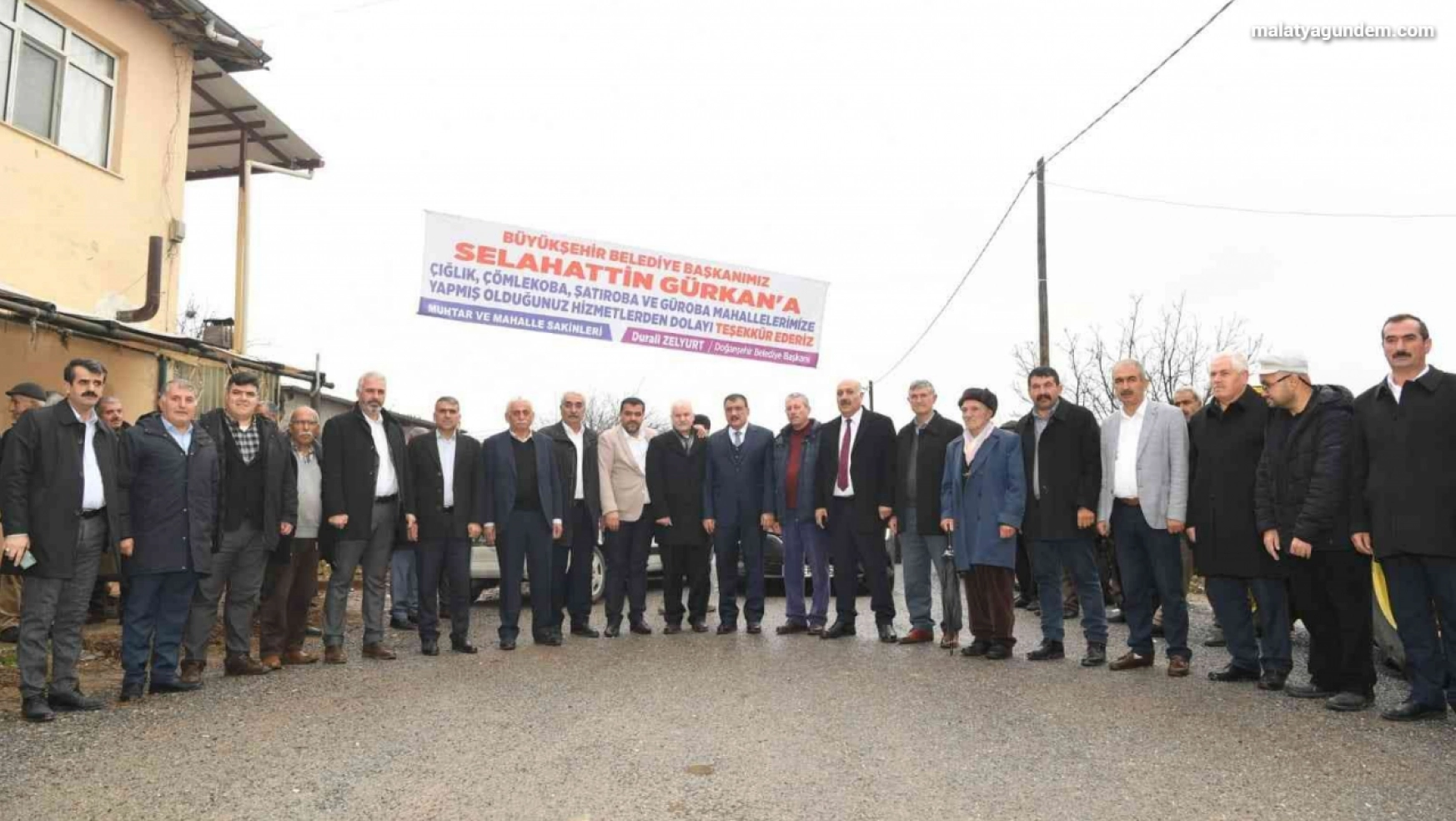 Başkan Gürkan Doğanşehir'de yürütülen çalışmaları denetledi