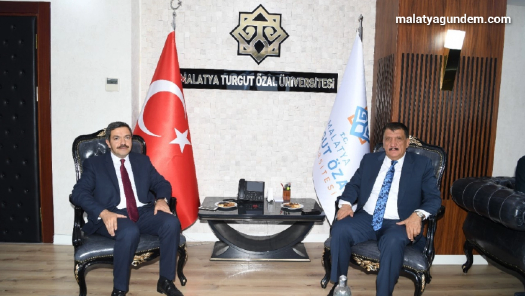 Başkan Gürkan, Rektör Bentli'ye hayırlı olsun ziyaretinde