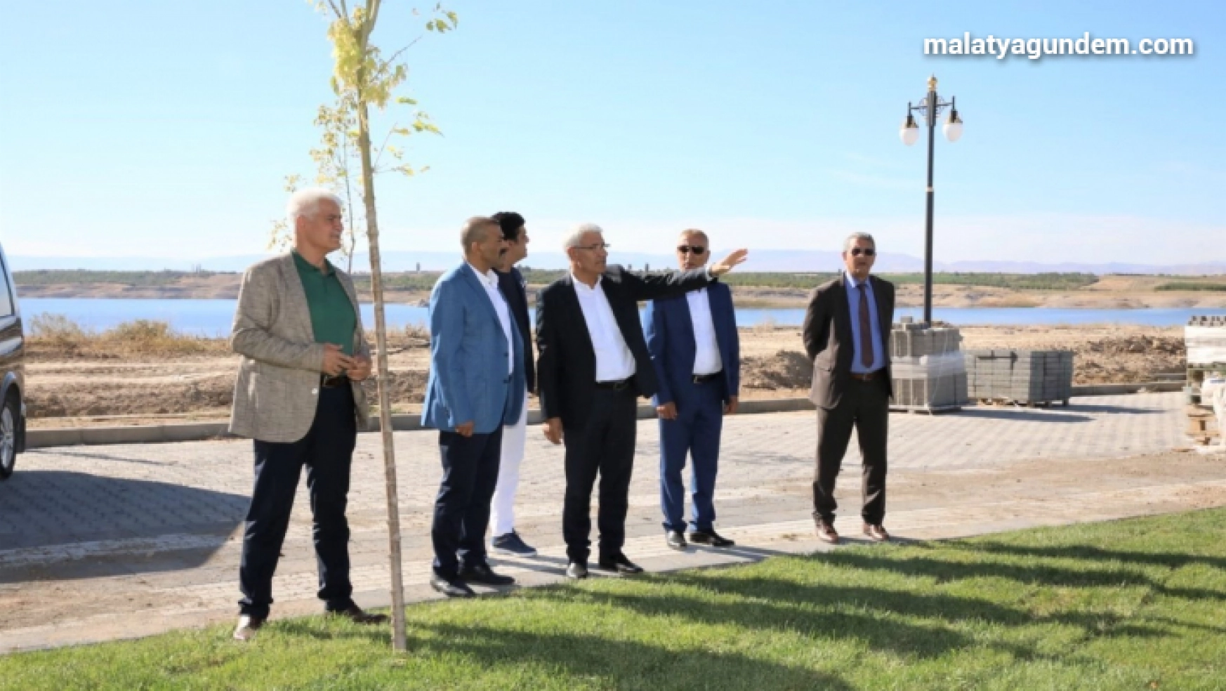 Battalgazi'de Kırkgöz Sahil Parkı Projesinde çalışmalar son sürat