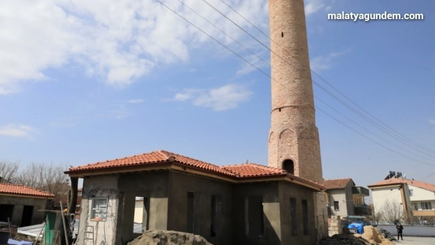 Battalgazi'deki tarihi mekanlarda restorasyon çalışmaları sürüyor