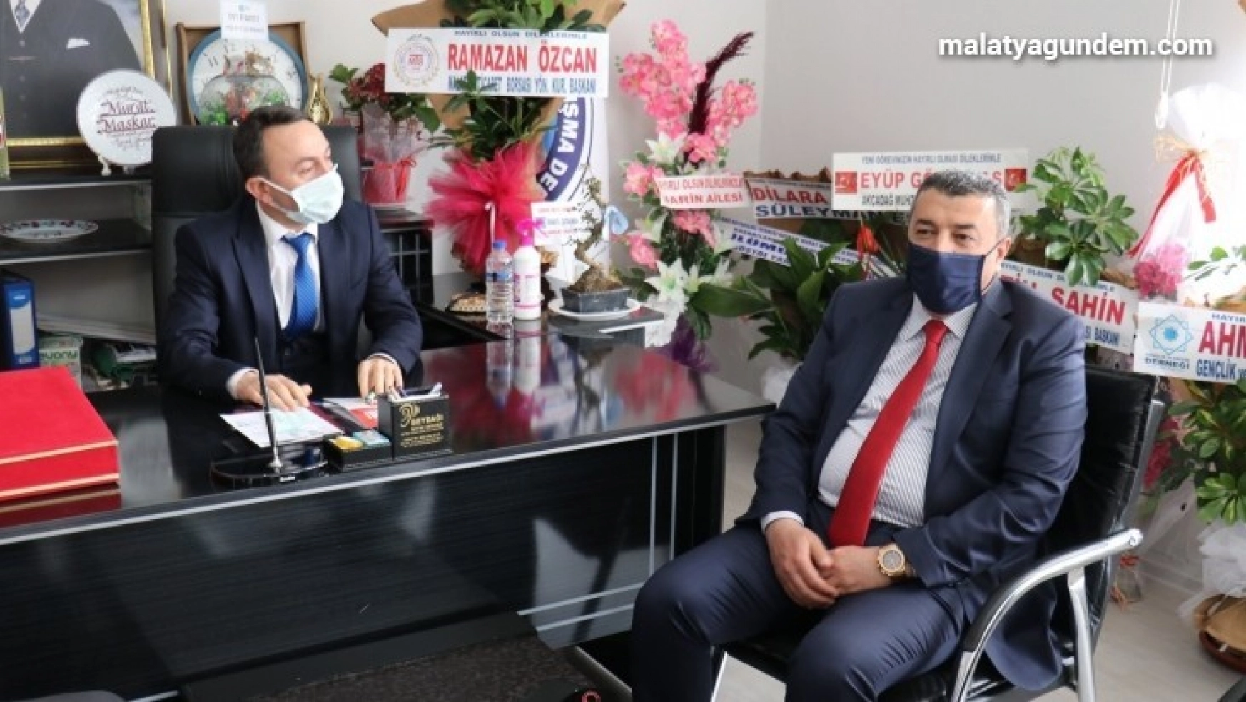 Borsa Başkanı Özcan'dan Başkan Maskar'a ziyaret