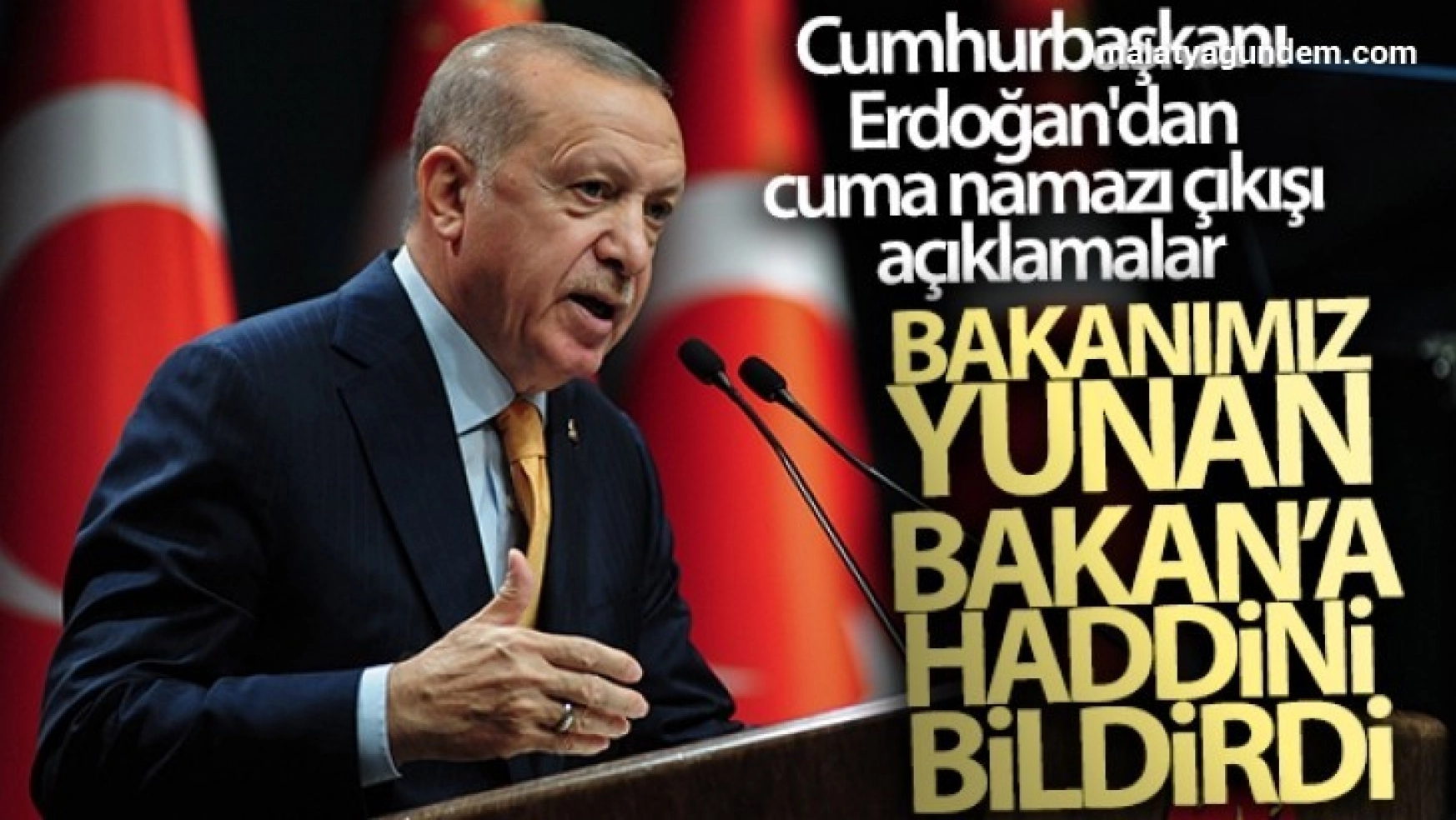 Cumhurbaşkanı Erdoğan'dan cuma namazı çıkışı açıklamalar!