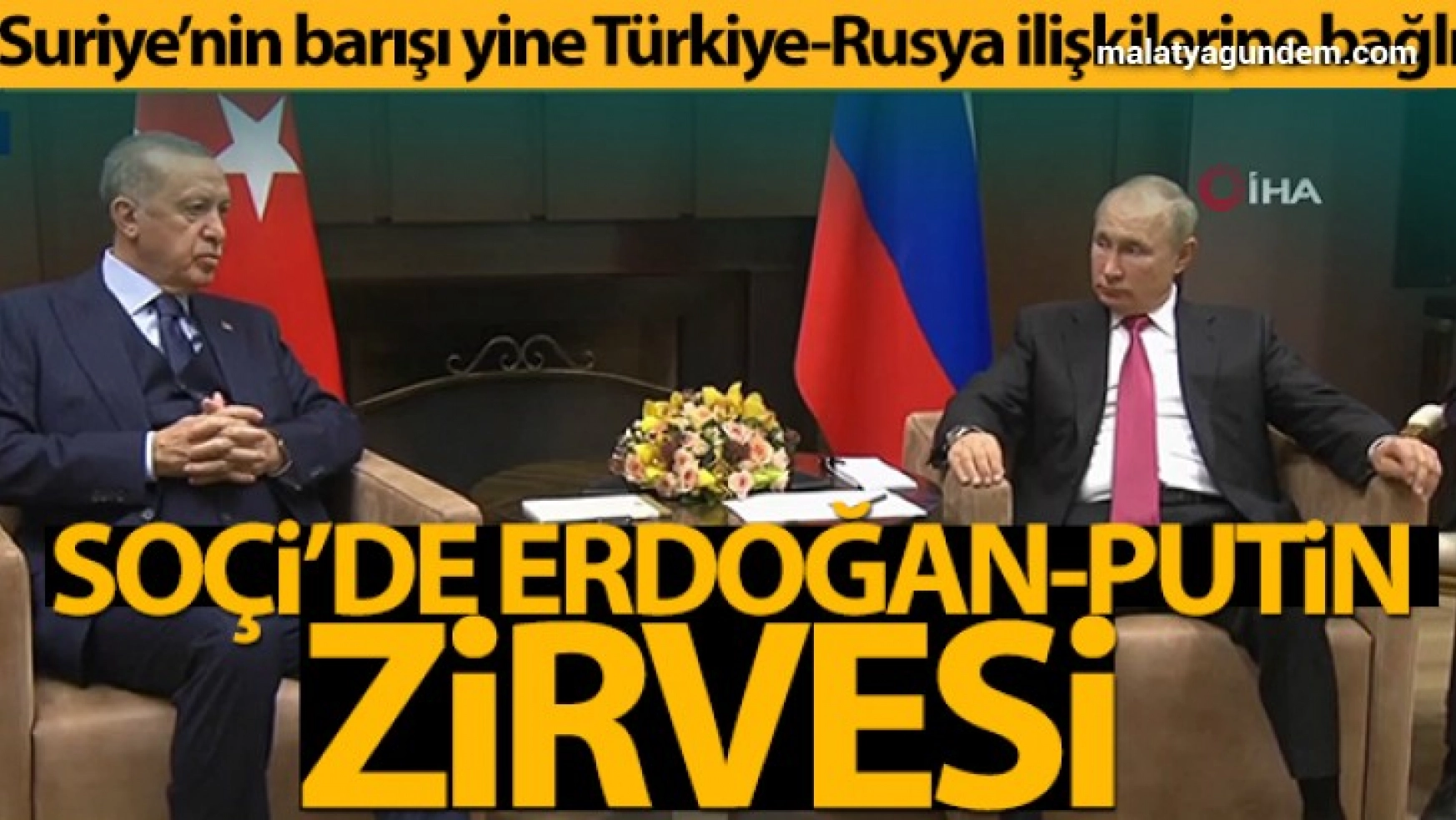 Cumhurbaşkanı Erdoğan: 'Suriye'nin barışı yine Türkiye-Rusya ilişkilerine bağlı'