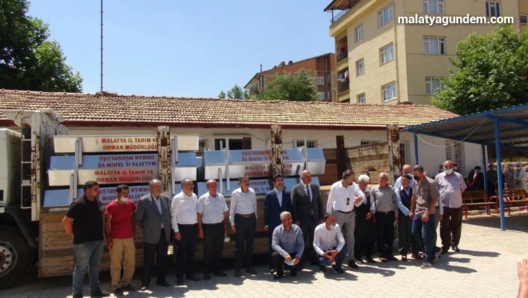 Doğanşehir'de 32 sıvat dağıtıldı