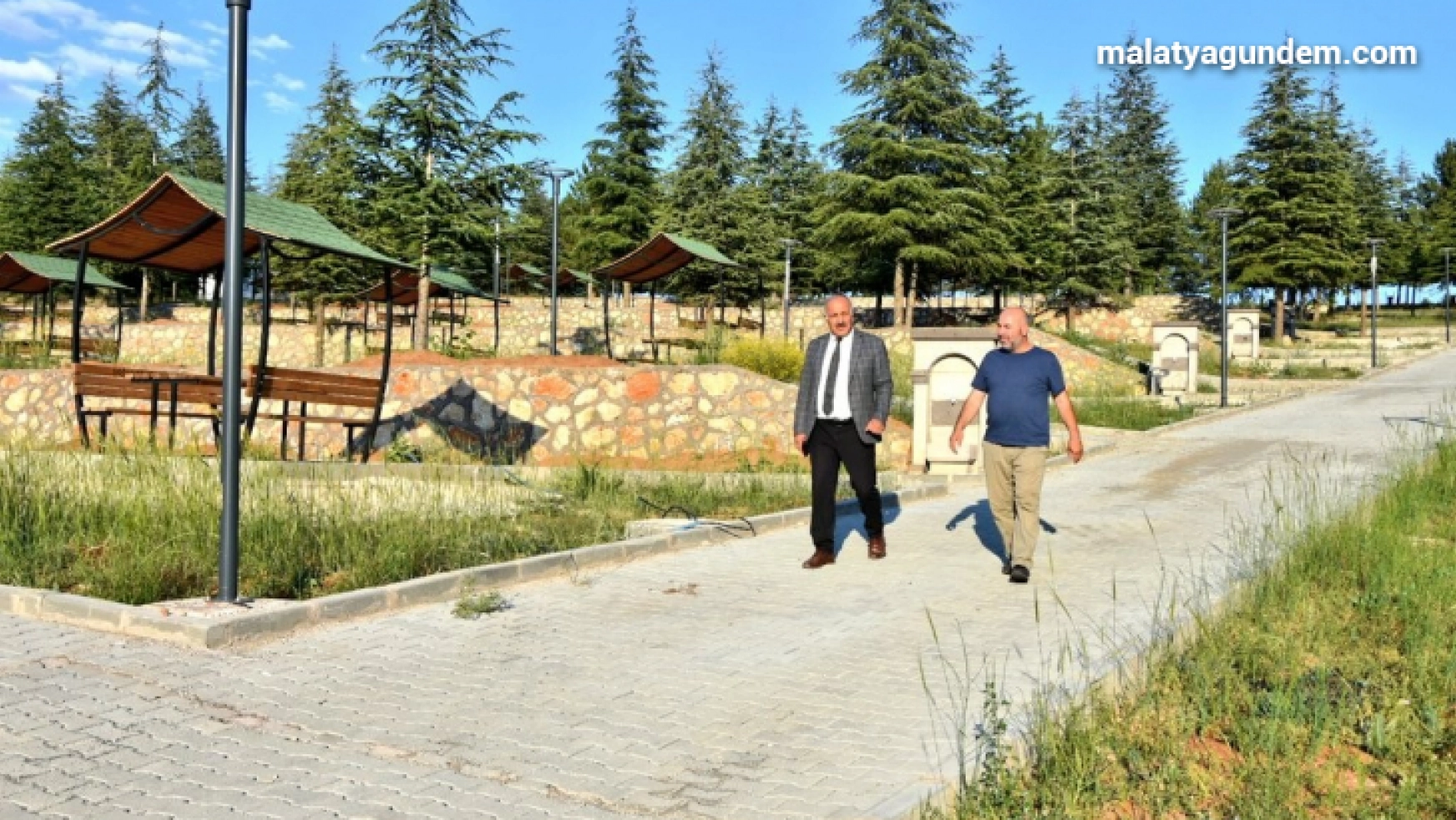 Doğanşehir Millet Bahçesi 2. etap çalışmaları hızlandı