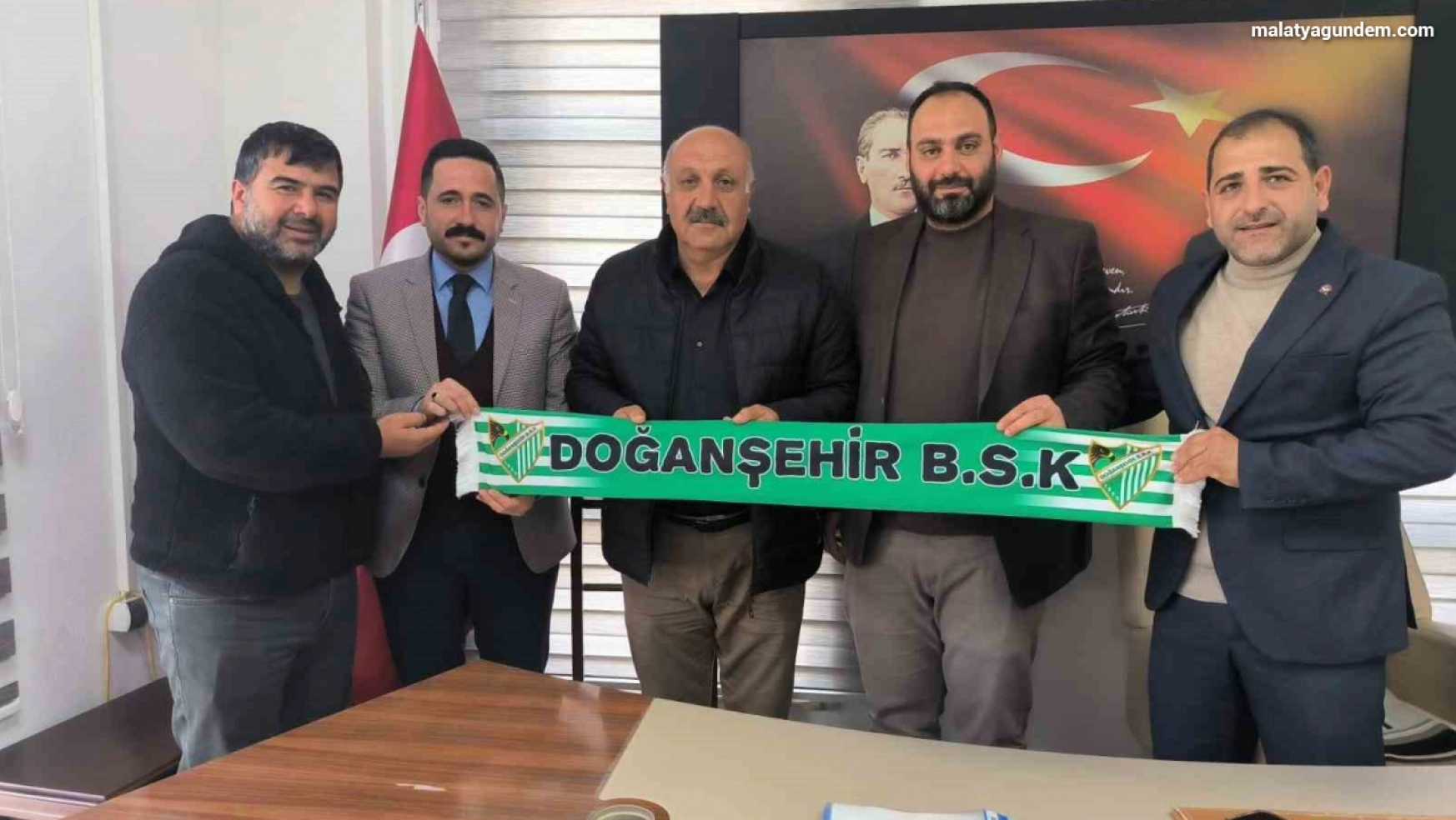 Doğanşehir Spor Kulübü'nden Başkan Zelyurt'a ziyaret