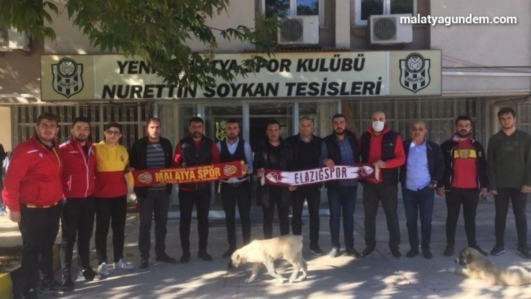 Elazığspor'dan Yeni Malatayspor'a destek ziyareti