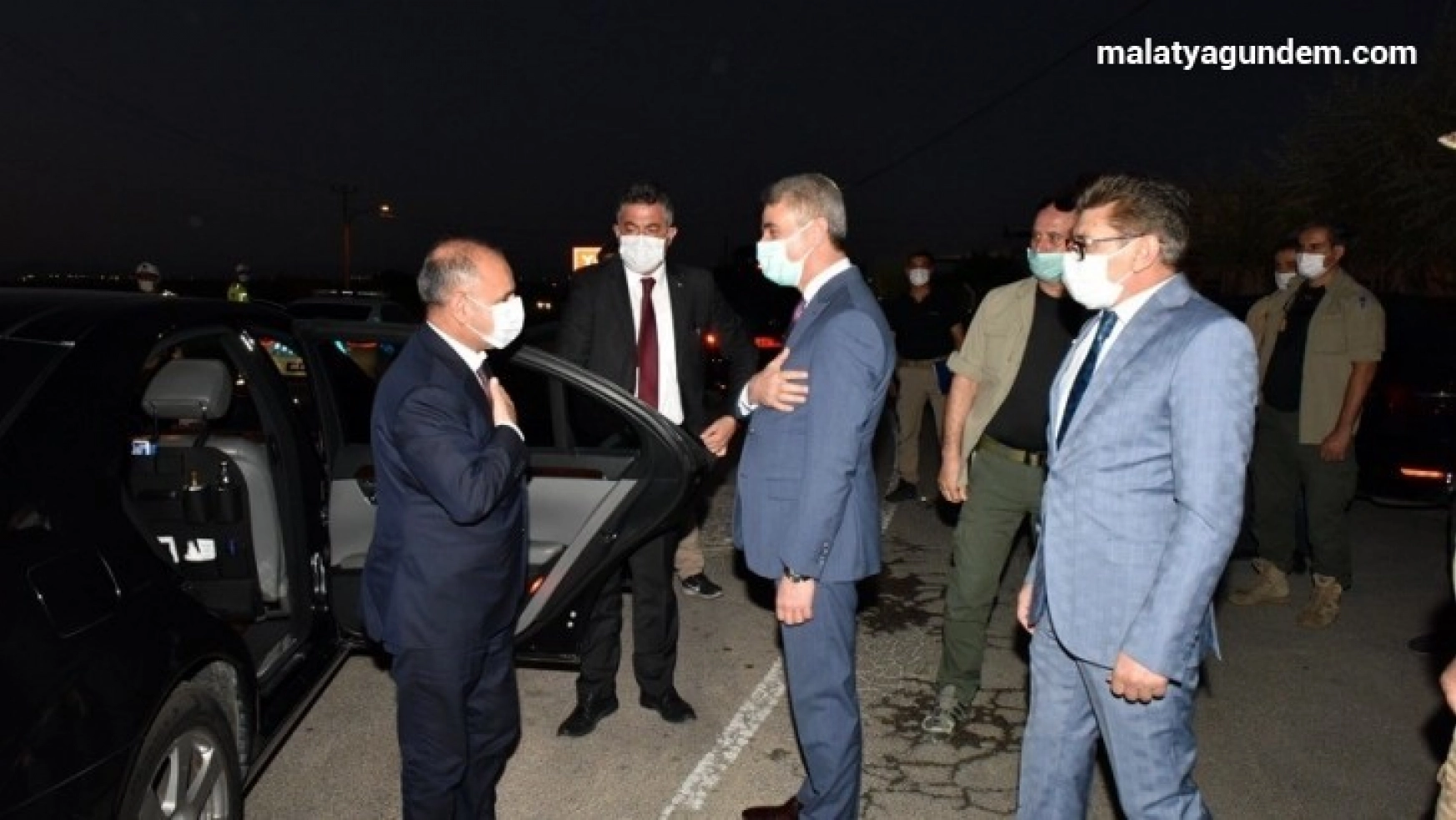 Emniyet Genel Müdürü Aktaş, Malatya'da trafik kontrol noktasını ziyaret etti
