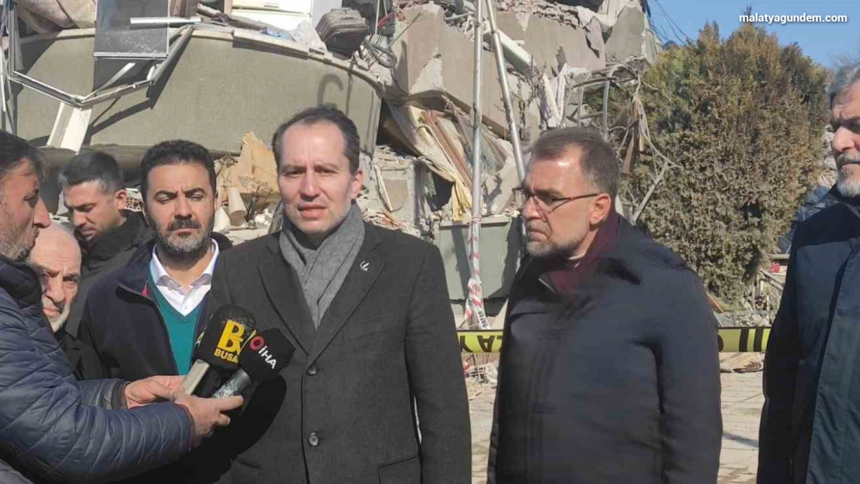 Erbakan: 'Deprem anından itibaren tüm teşkilatlarımız seferber oldular'