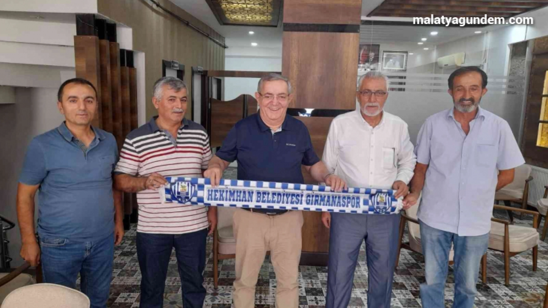 Girmanaspor yöneticileri Erdoğan'ı ziyaret etti