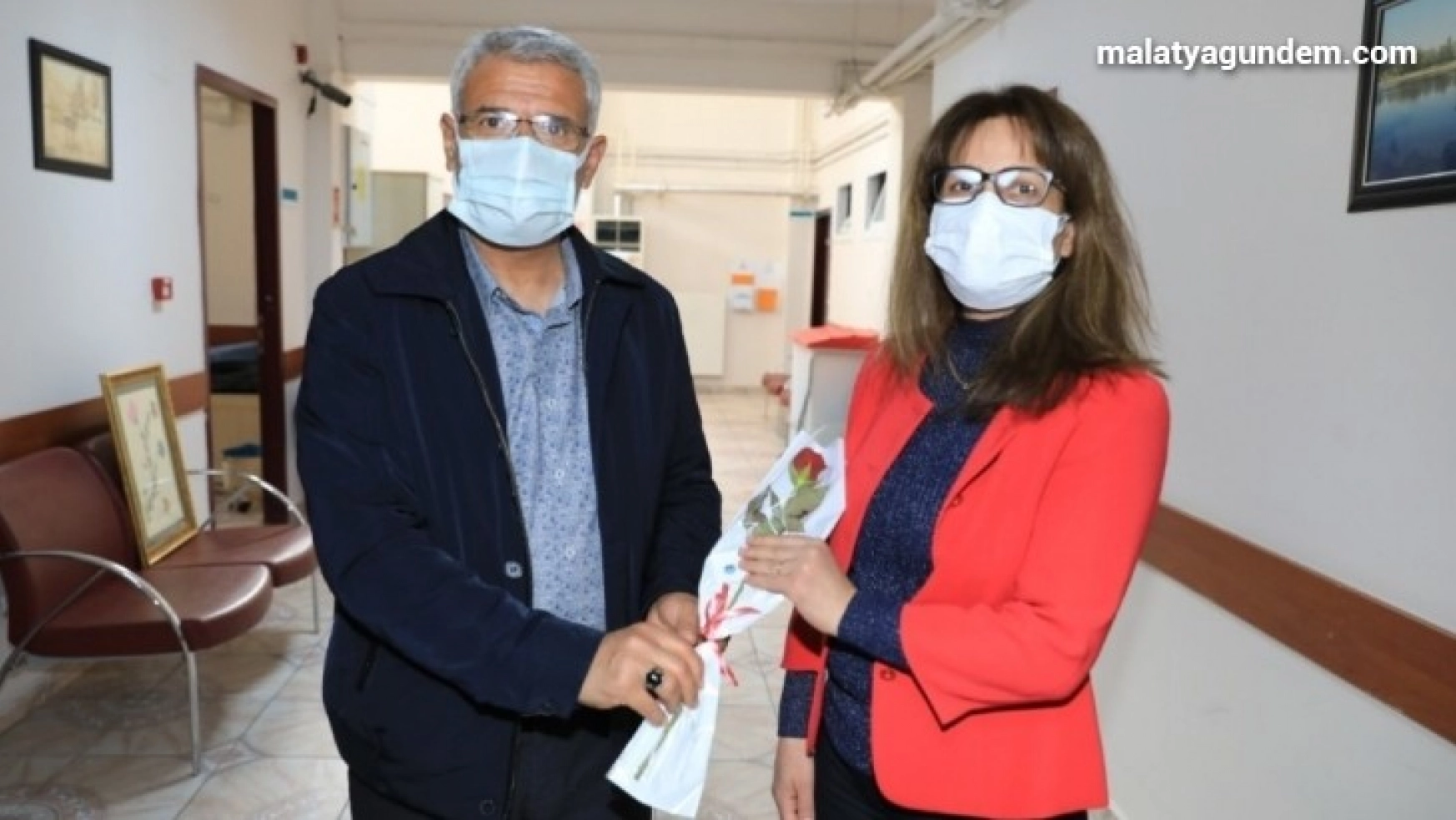 Güder'den sağlıkçılara Tıp Bayramı ziyareti
