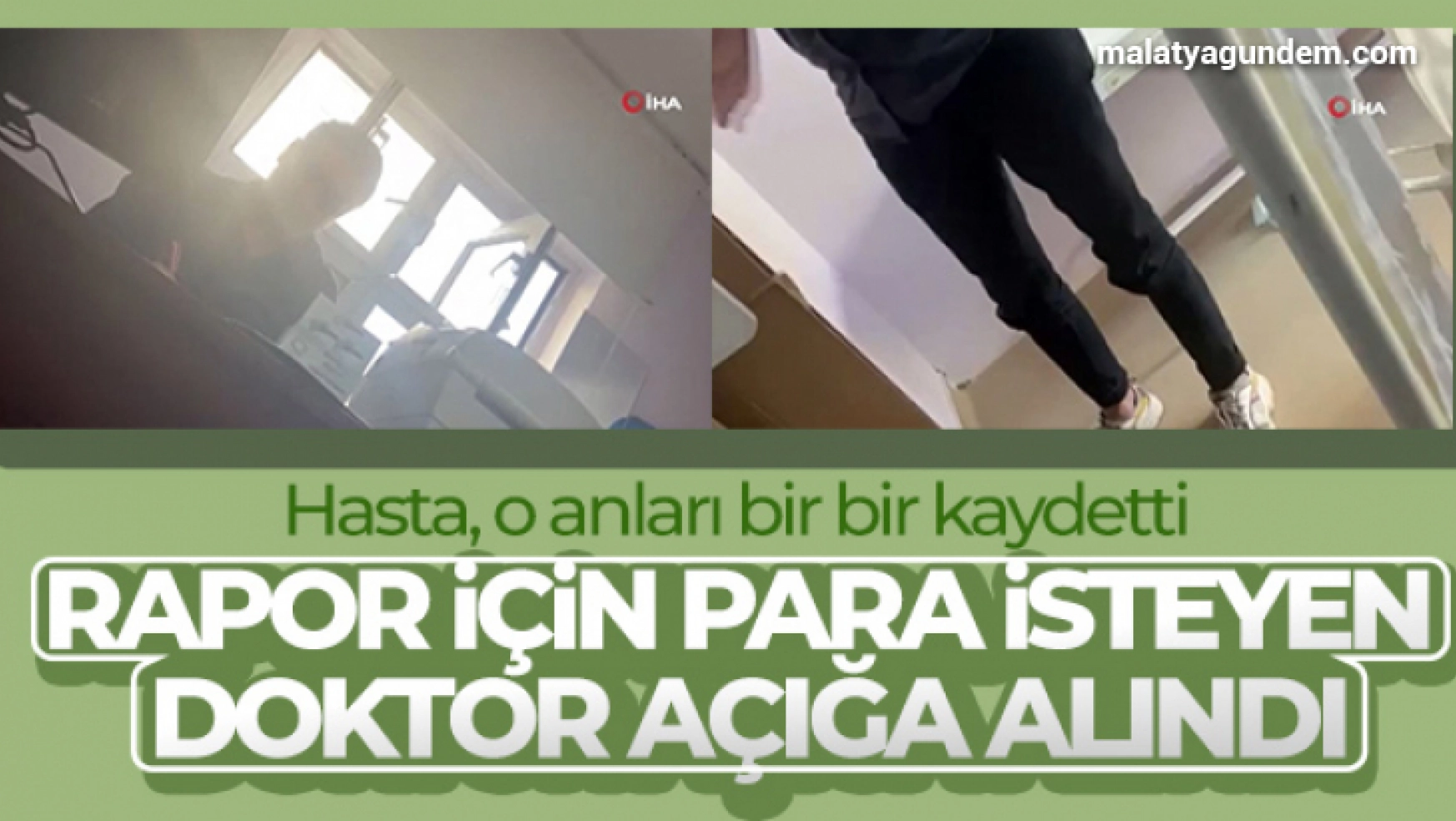 İzmir'de istirahat raporu için para istediği ileri sürülen doktor açığa alındı