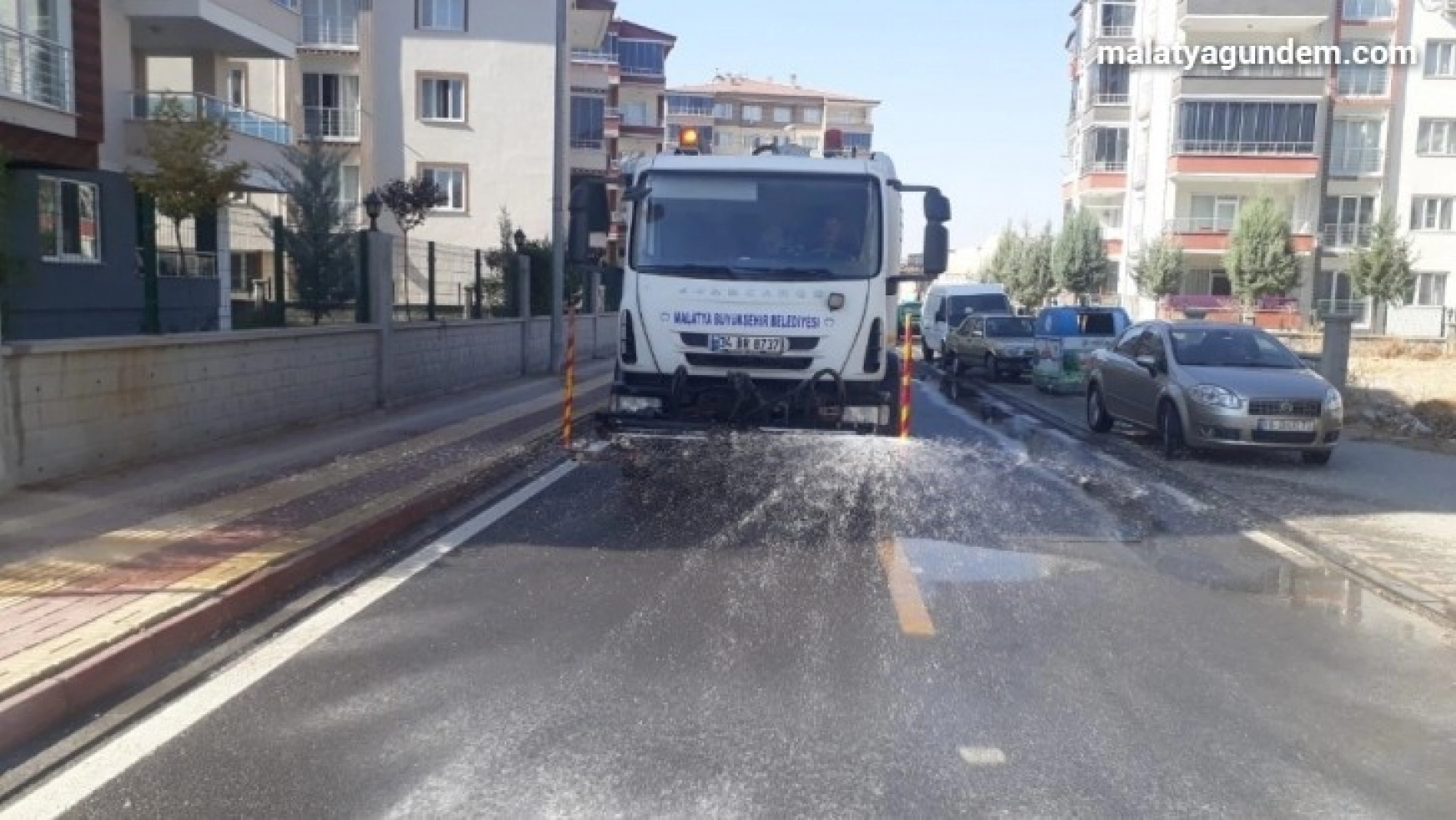 Malatya Büyükşehir'den il genelinde hijyen ve temizlik çalışması