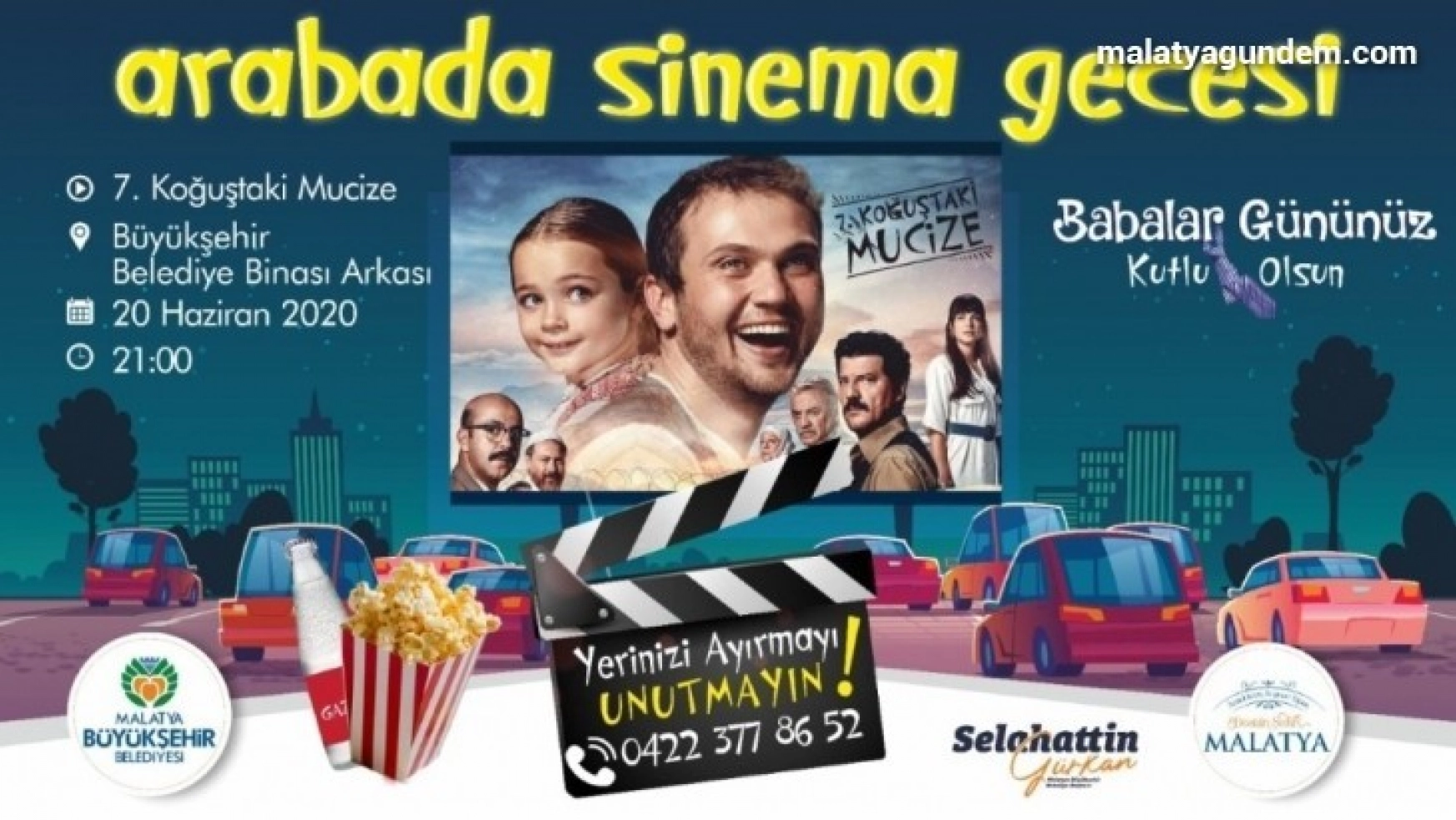 Malatya Büyükşehir'den otomobil sineması