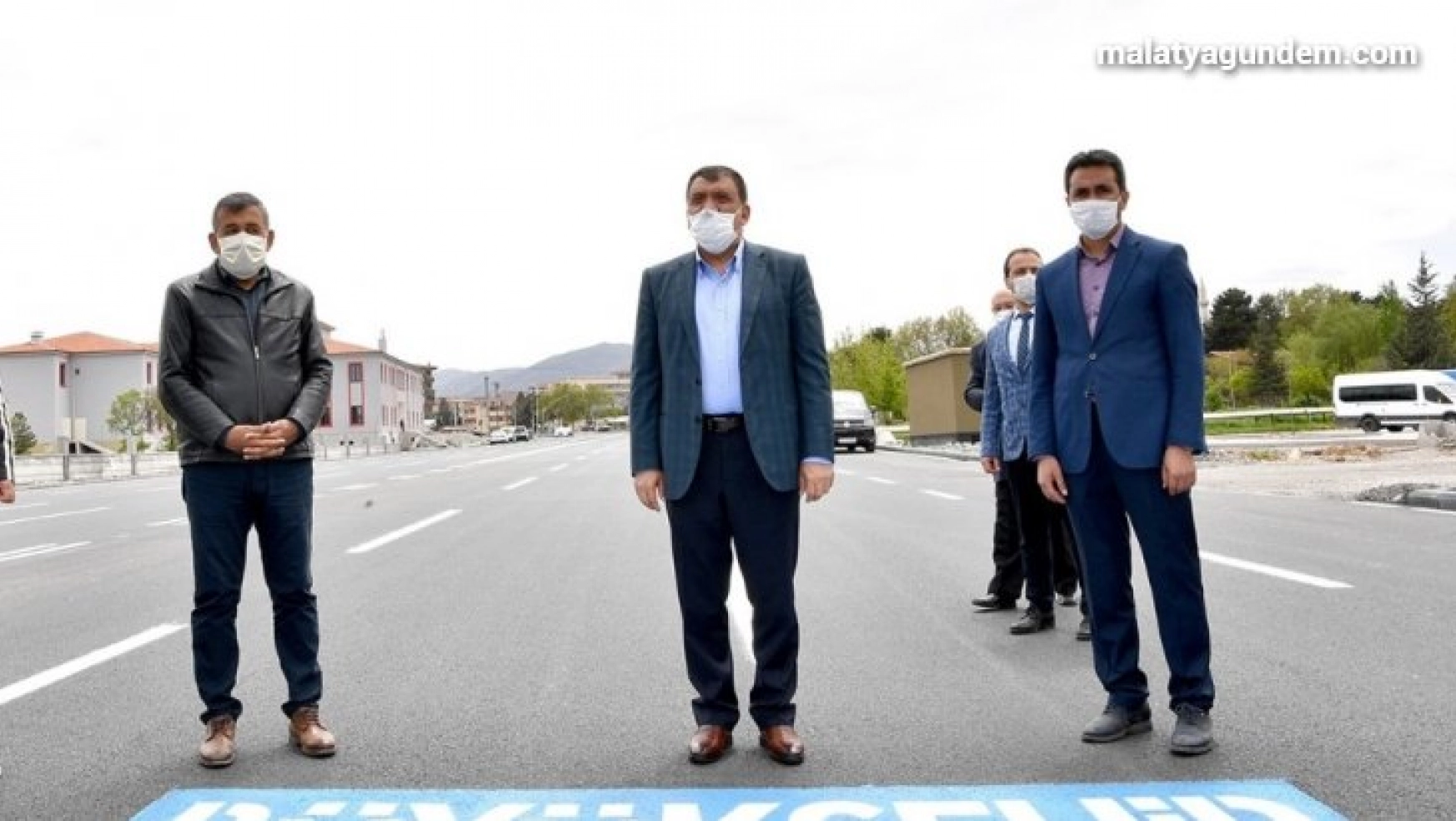 Malatya'da Alparslan Türkeş Bulvarı yeniden asfaltlandı