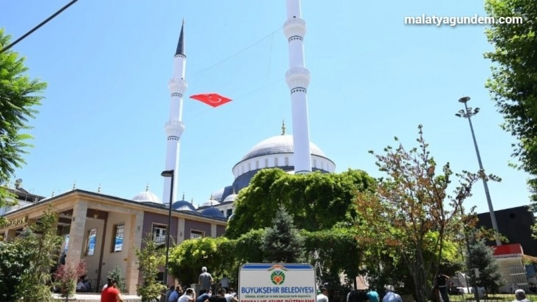 Malatya'da cenaze selalarına tedbir amaçlı ara