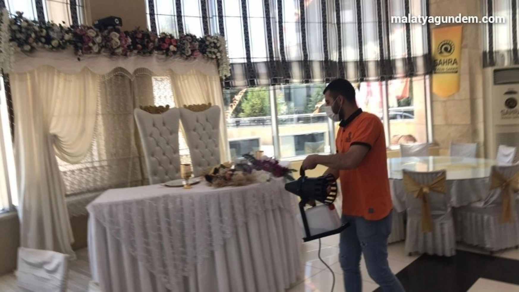 Malatya'da normalleşme sonrasında düğün salonları hazır