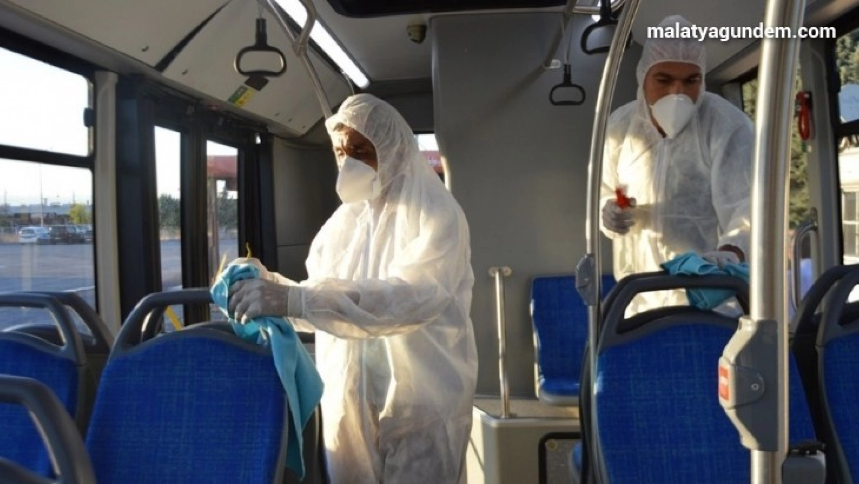 Malatya'da okullar açıldı dezenfekte çalışmaları yoğunlaştı
