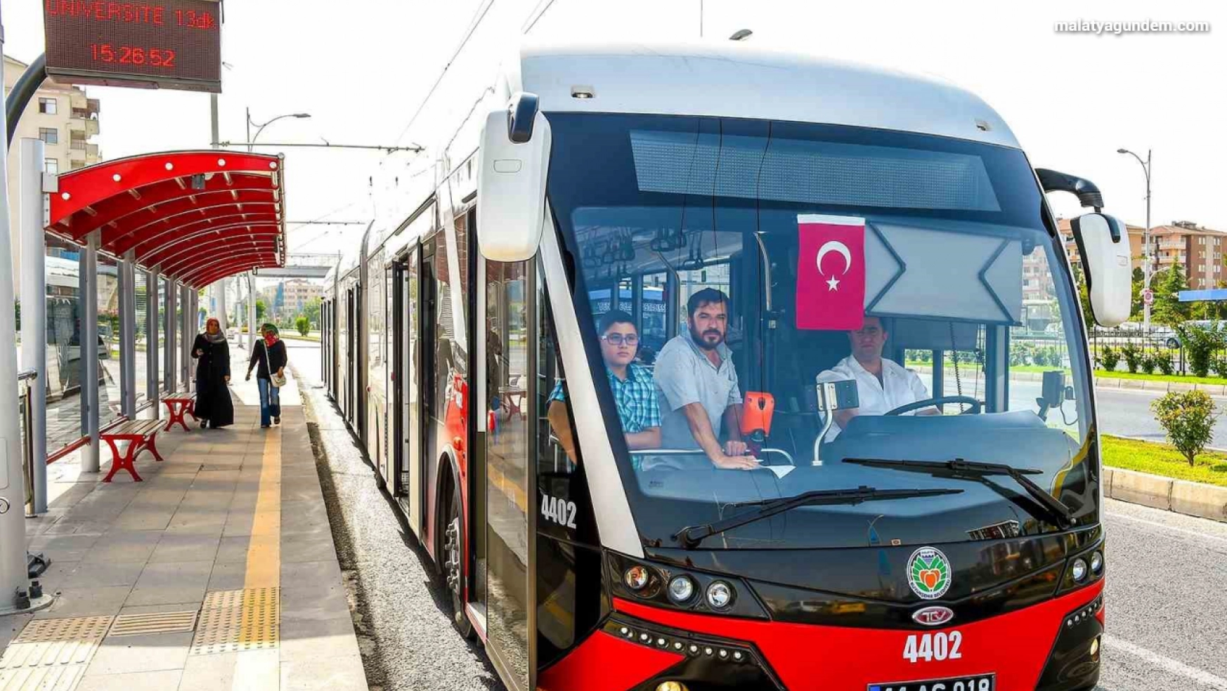 Malatya'da toplu taşıma araçları bayramın birinci günü ücretsiz