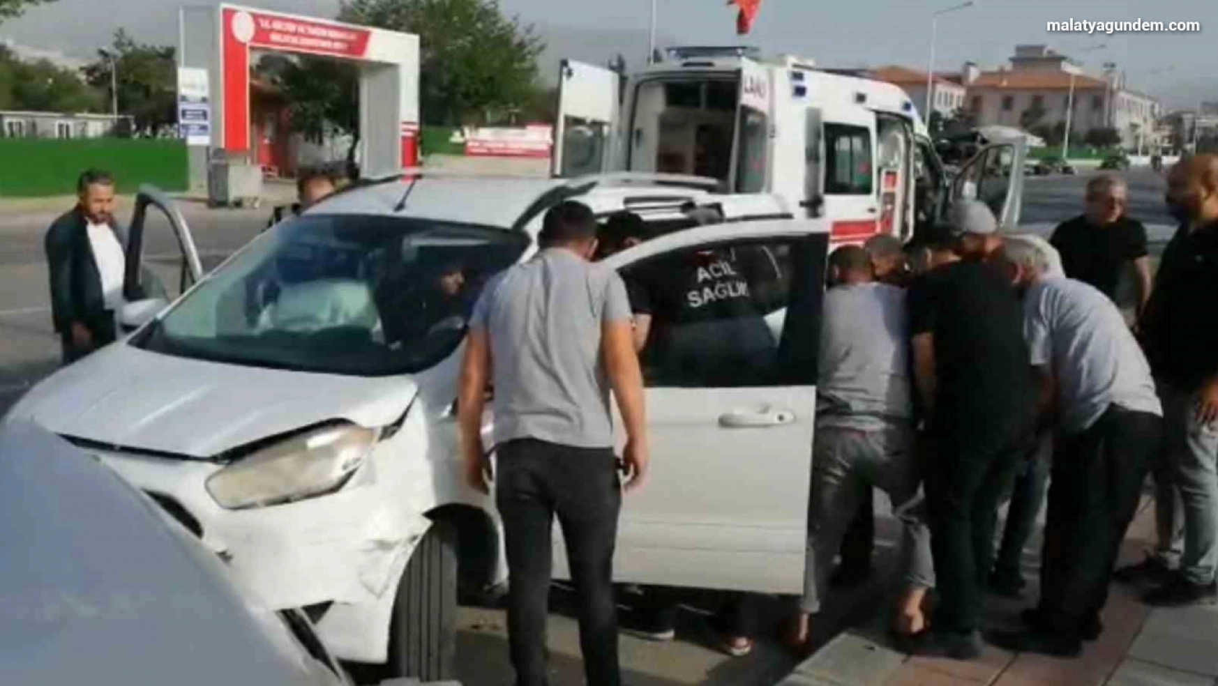 Malatya'da trafik kazası: 1 yaralı