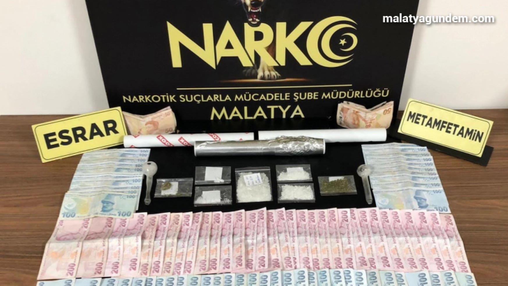 Malatya'daki uyuşturucu operasyonunda 9 tutuklama