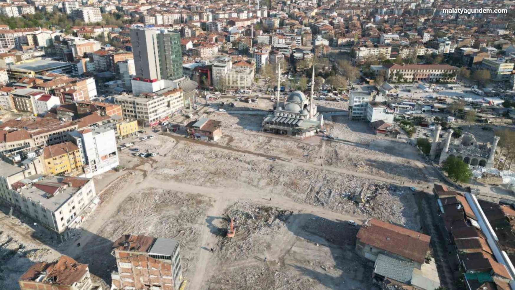 Malatya kent merkezi boş tarlaya dönüştü