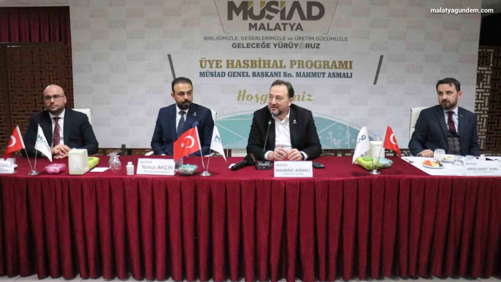 MÜSİAD Genel Başkanı Asmalı, Malatya'da üyeler ile buluştu