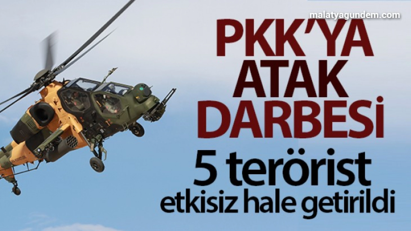 Pençe-Şimşek operasyonu bölgesinde 5 PKK'lı terörist etkisiz hale getirildi