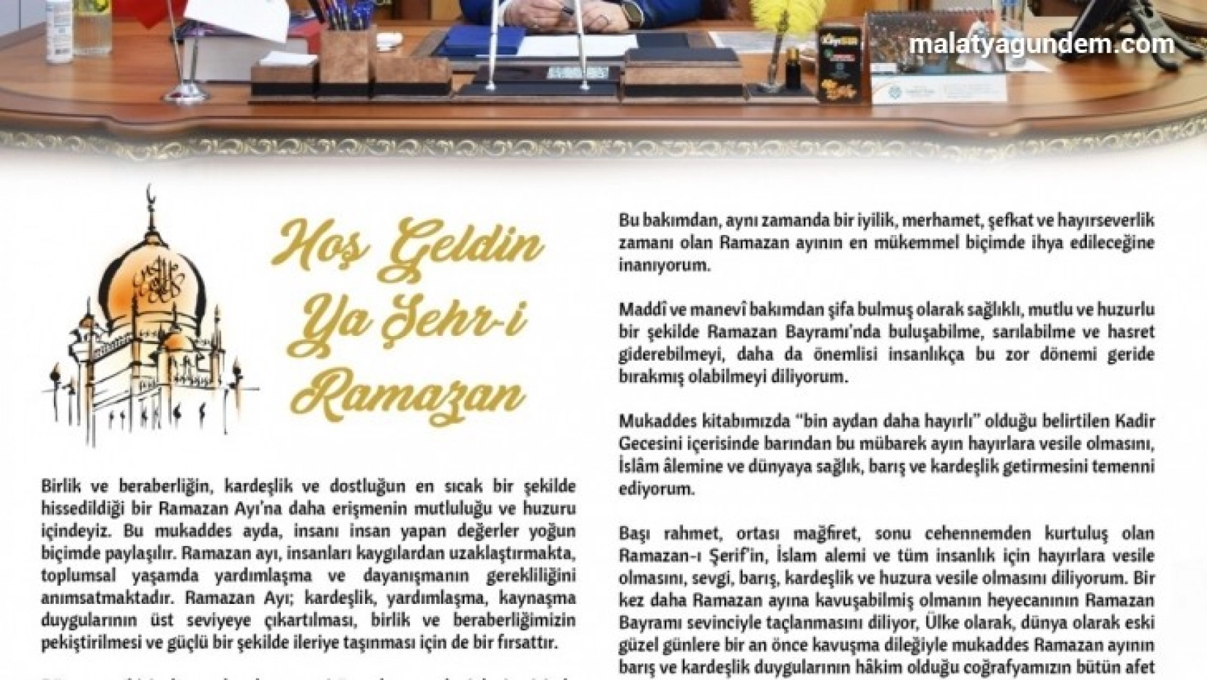 Rektör Karabulut'tan Ramazan Ayı mesajı