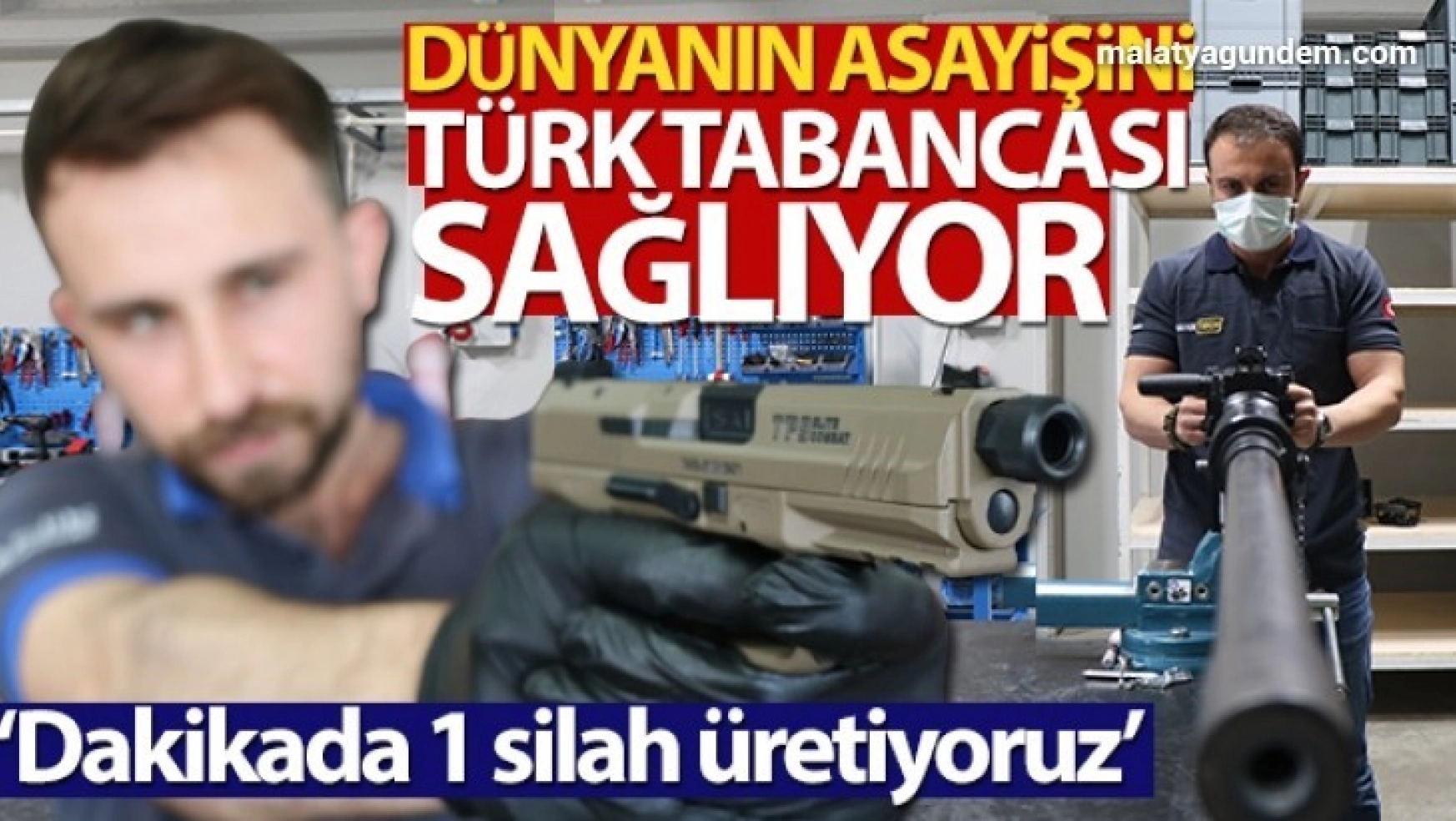Türk tabancası, dünyanın asayişini sağlıyor