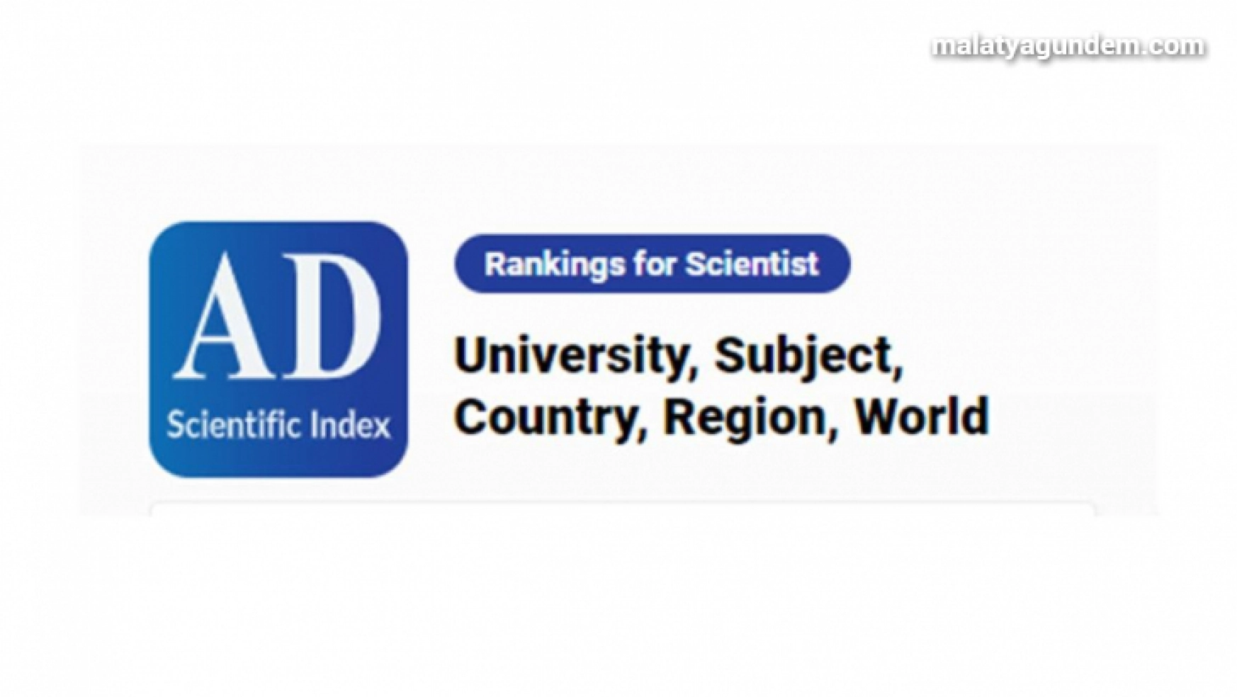 Verimlilik çalışmaları 'AD Scientific Index 2023' te