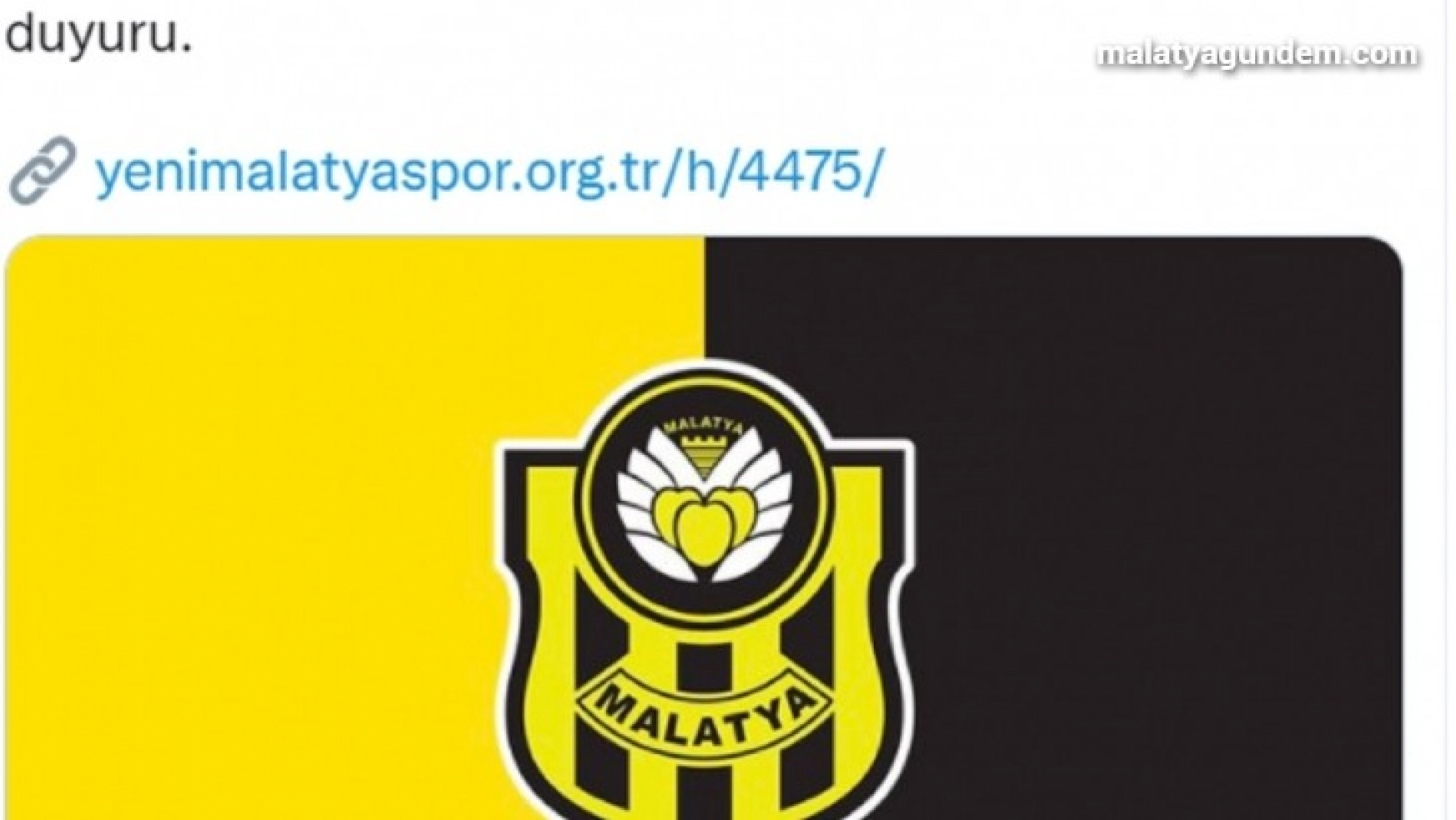 Yeni Malatyaspor'da olağan mali genel kurul 5 Haziran'da yapılacak