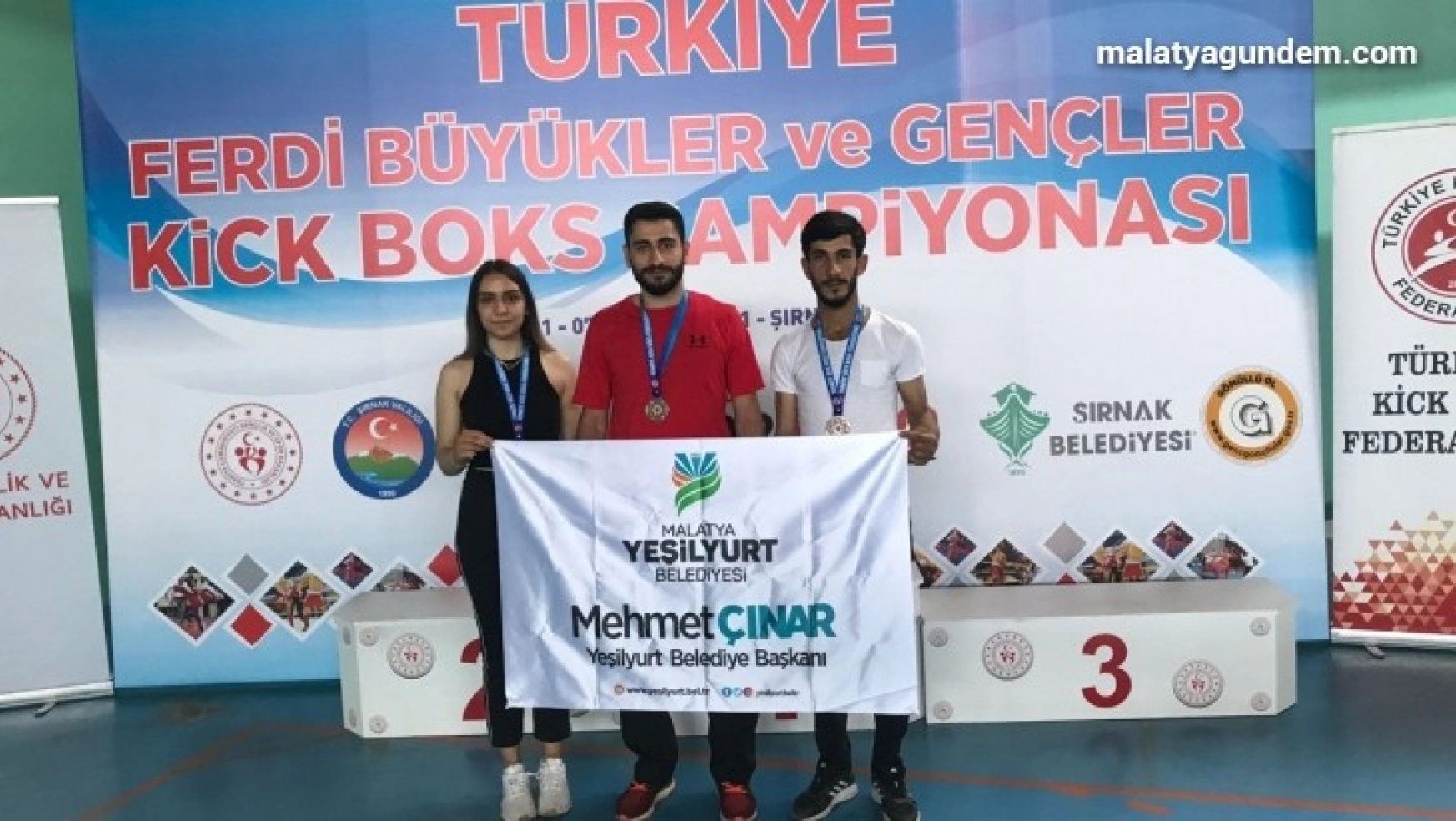 Yeşilyurt Belediyesi kıck-boks sporcuları, Şırnak'tan başarılarla döndü
