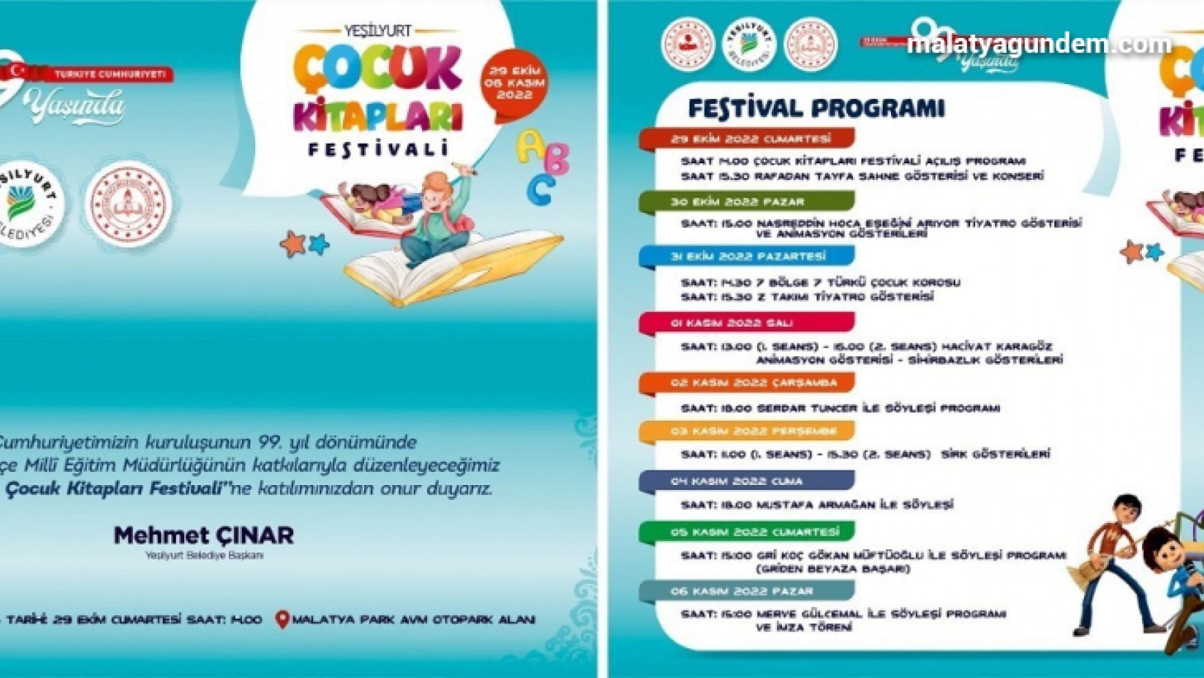 Yeşilyurt'ta, Çocuk Kitapları Festivali