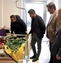 Akçadağ Belediye Başkanı Ulutaş'tan hastane ziyareti