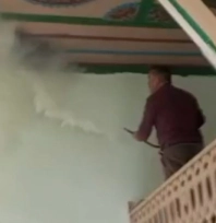 Darende'de camide korkutan yangın