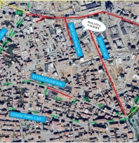 İnönü Caddesi üzerinde yeni yağmur suyu ve içme suyu hatları imal edilecek