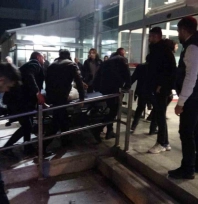 İş yerini kurşunladılar, karakolun önünde kavgaya tutuşdular